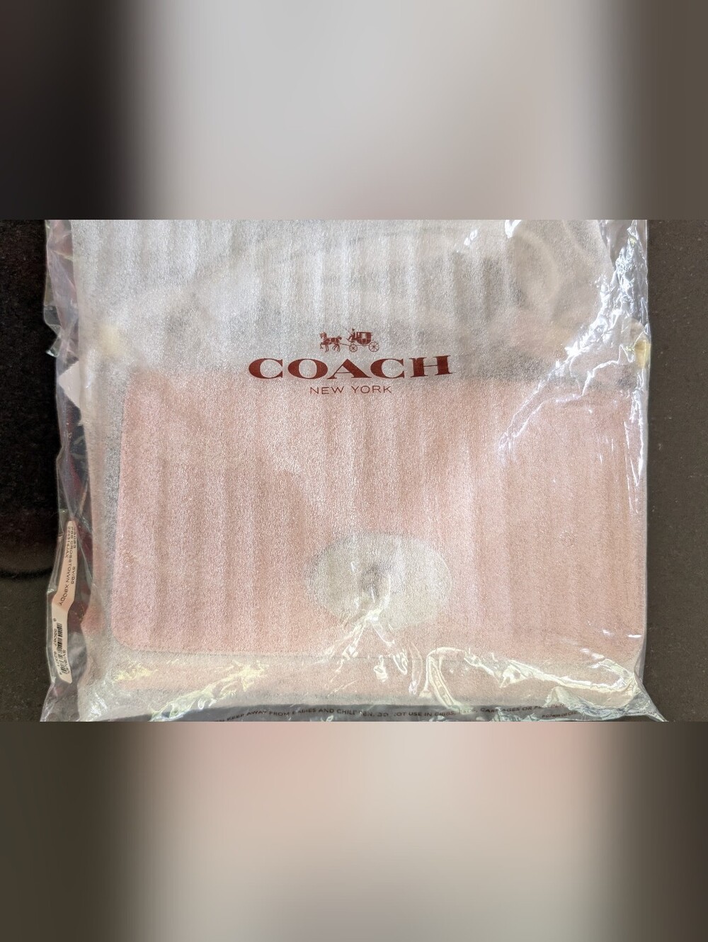 NWT Coach CROSSTOWN TURNLOCK FLAP Pebbled Leather CROSSBODY Bag in Blush-$195 - Picture 15 of 16